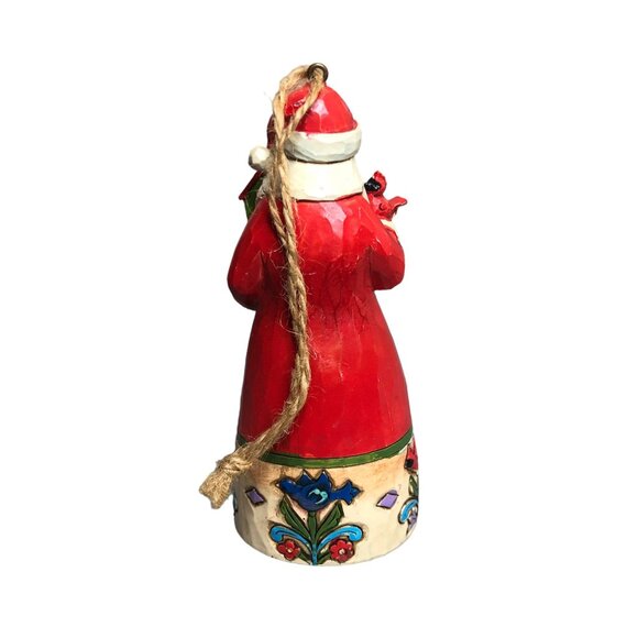 Jim Shore Santa Claus Christmas Ornament Cardinal  2014 Holiday Decor Folkart Ho - Picture 14 of 14